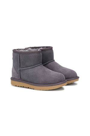 stivaletto in pelle grigio UGG KIDS | 1017715KGREY